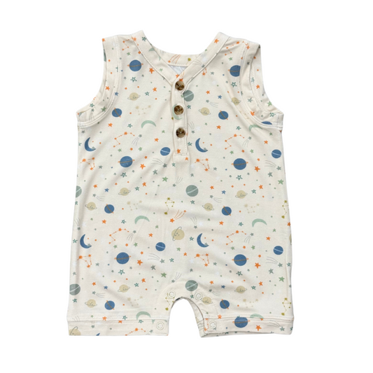 Sleeveless Planets Romper