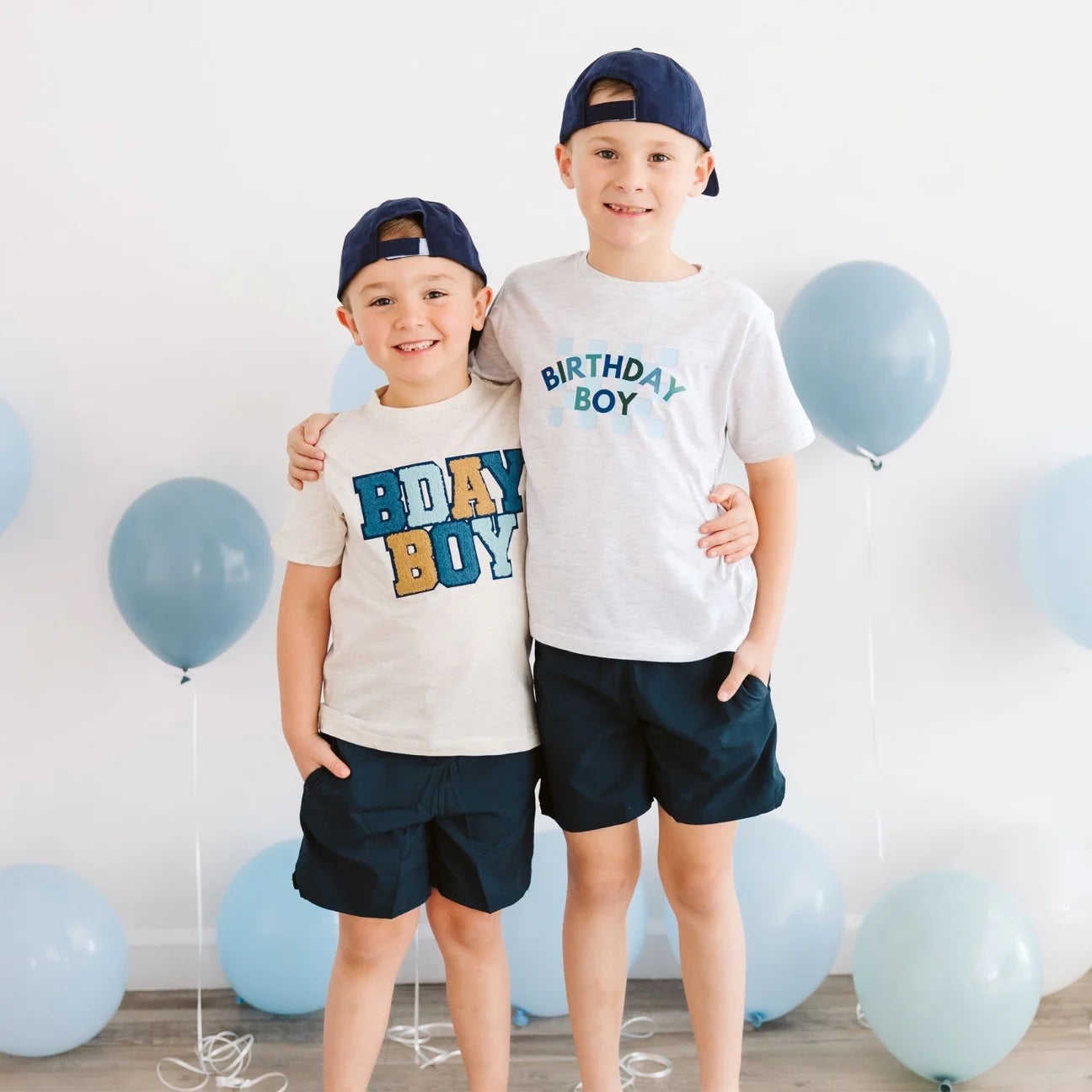 Birthday Boy Checkered Short Sleeve Tee