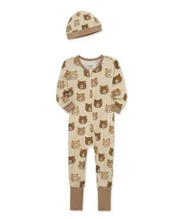 Bear Faces Coverall