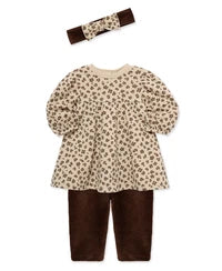 Leopard Sweatshirt Dress Set