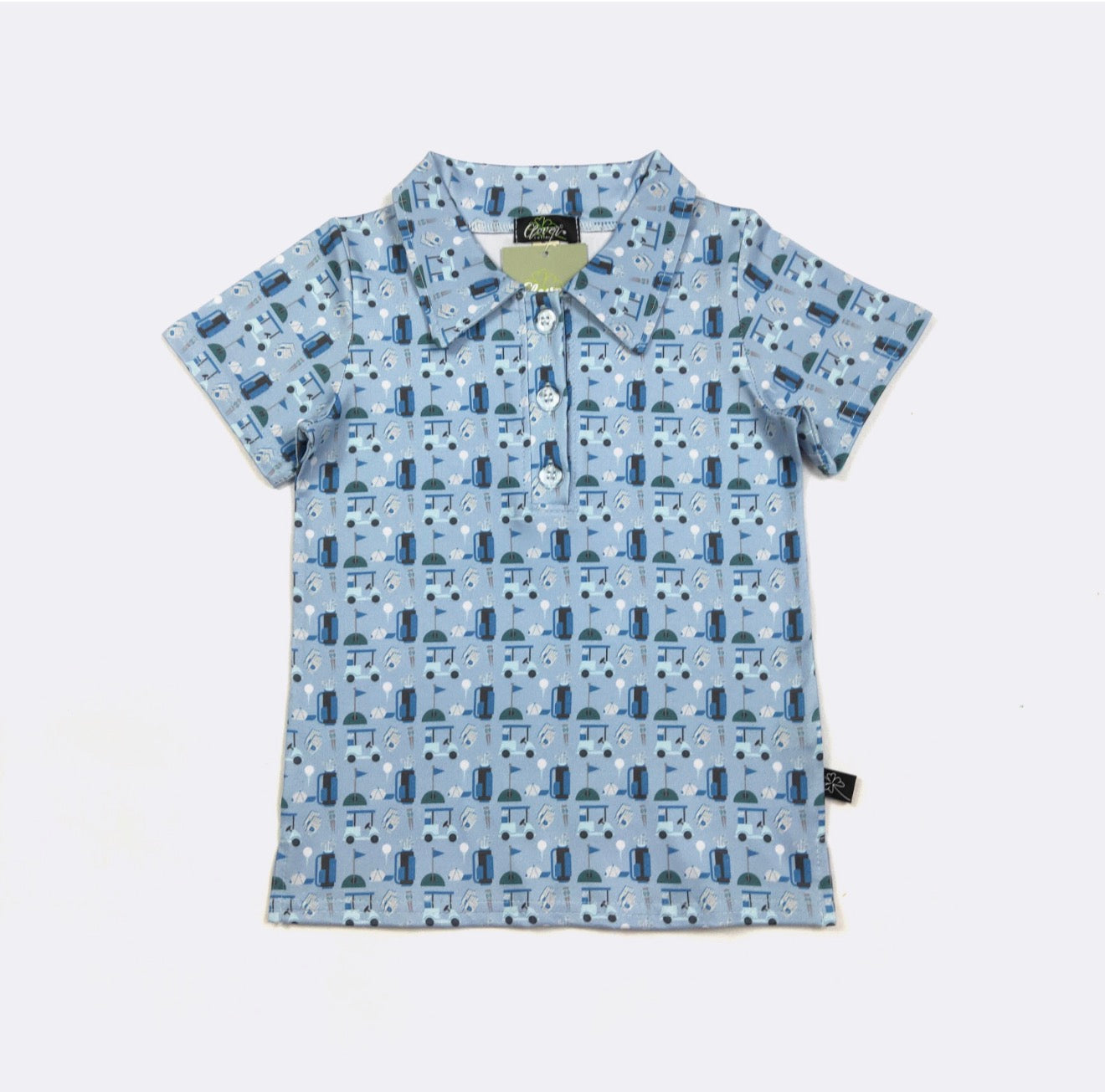 Golf Blues Collar Shirt