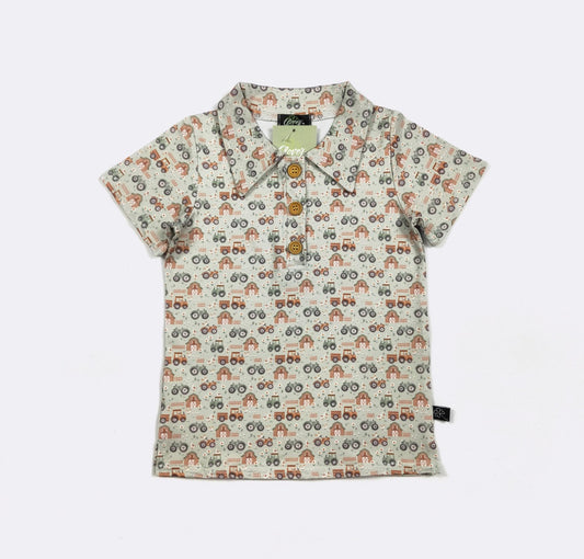 Green Gander Collar Shirt