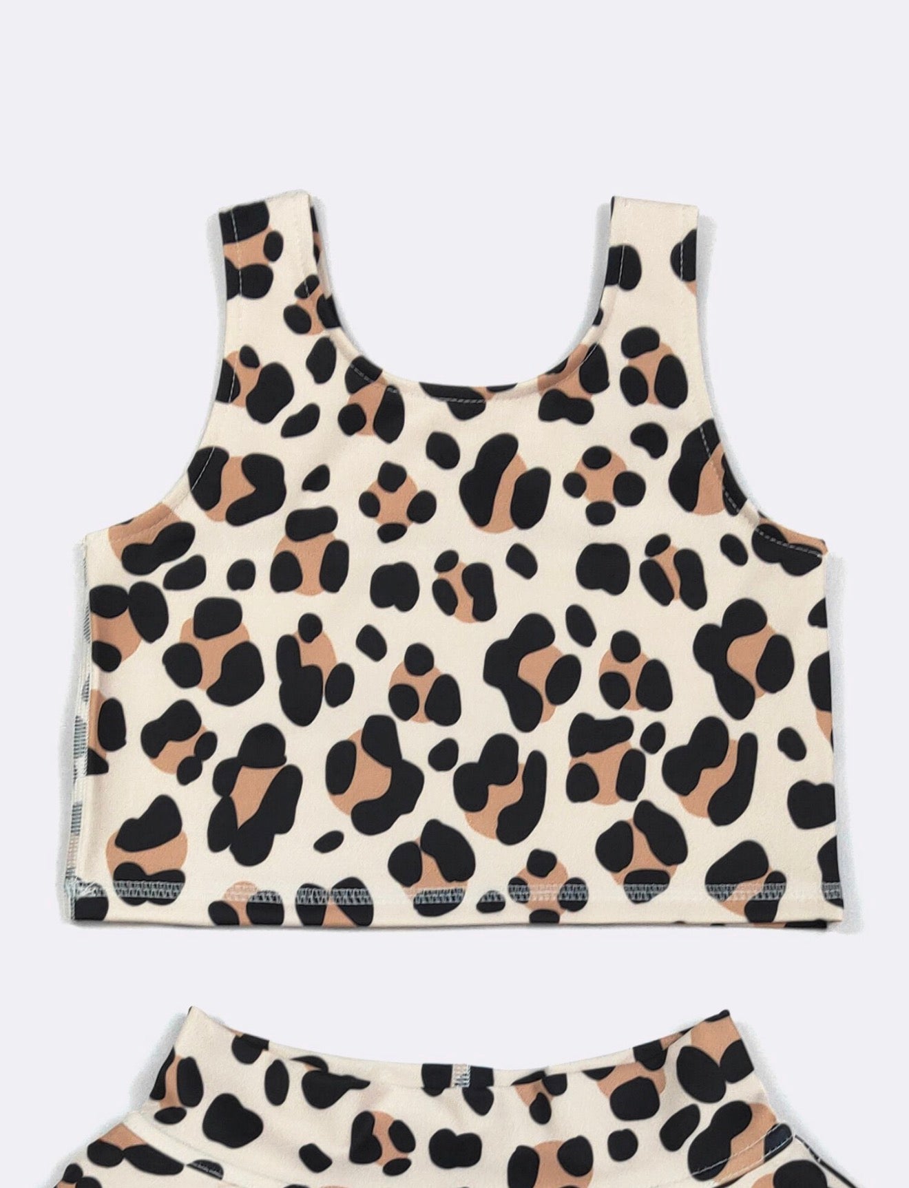 Leopard Girls Skort Set