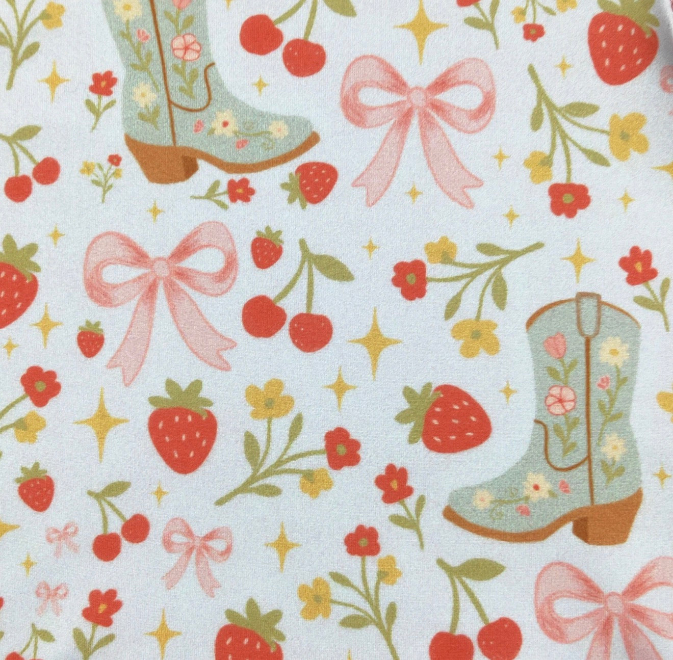 Boots & Berries Baby Romper | Pink