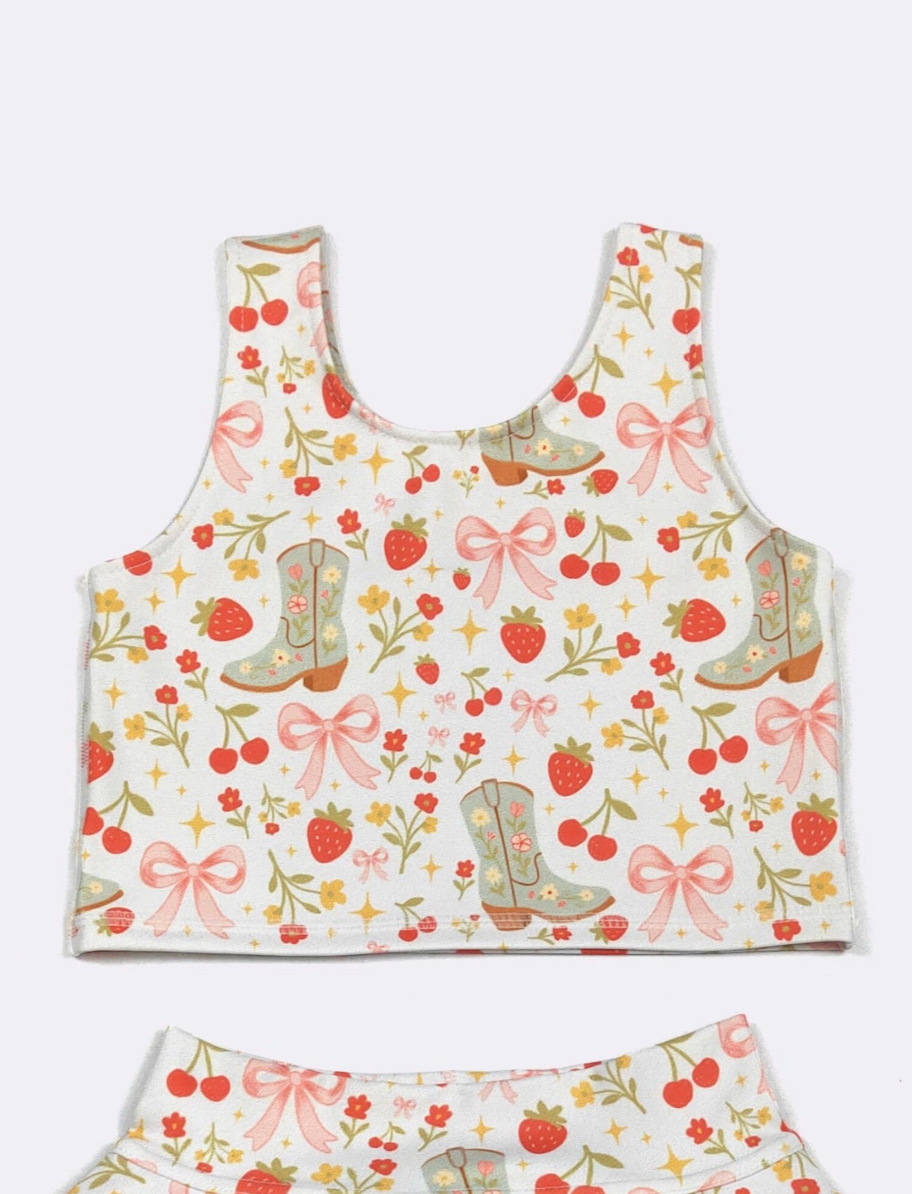 Boots & Berries Skort Set | Pink