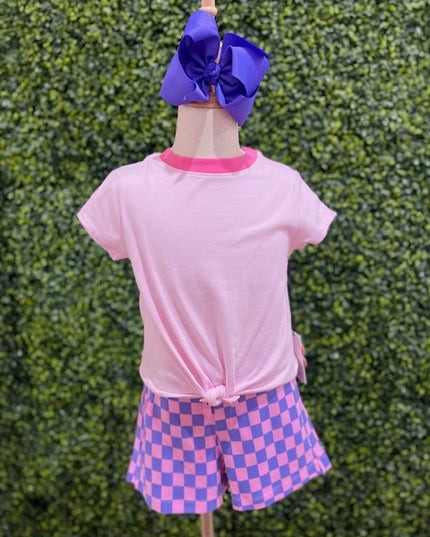 Front Knot Top Festival Bloom | Pink