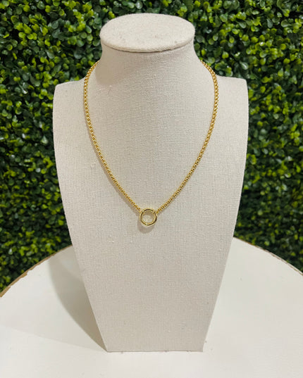 Magnetic Clasp Dainty Rope Charm Necklace