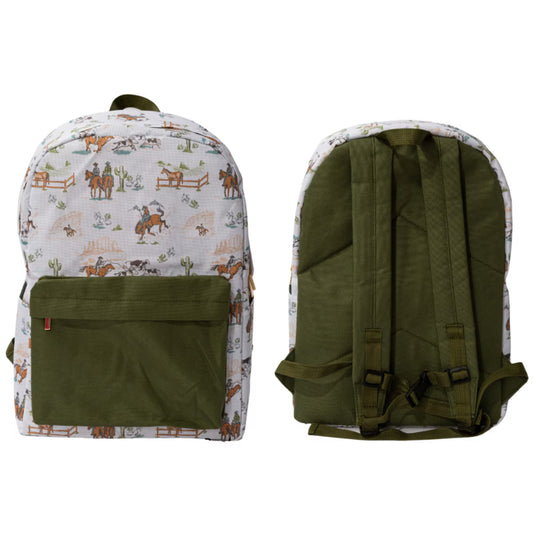 Wanna Be A Cowboy Backpack + Lunchbox Combo