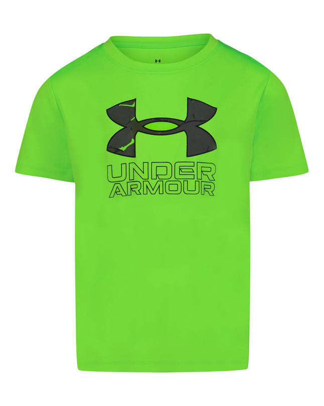 UA Core Logo Tech Tee | Hyper Green | 4-7