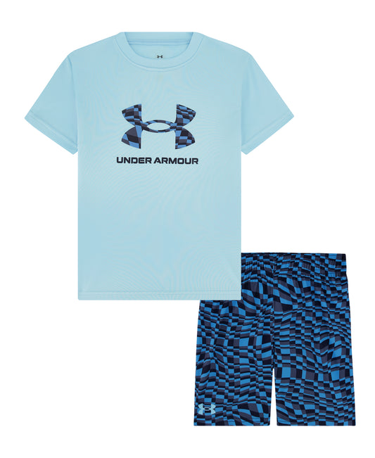 UA Blue Digital Big Logo Set | 12 - 24m