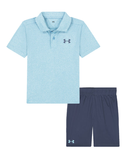 UA Polo Shorts Set | Stream Blue | 12M-24M