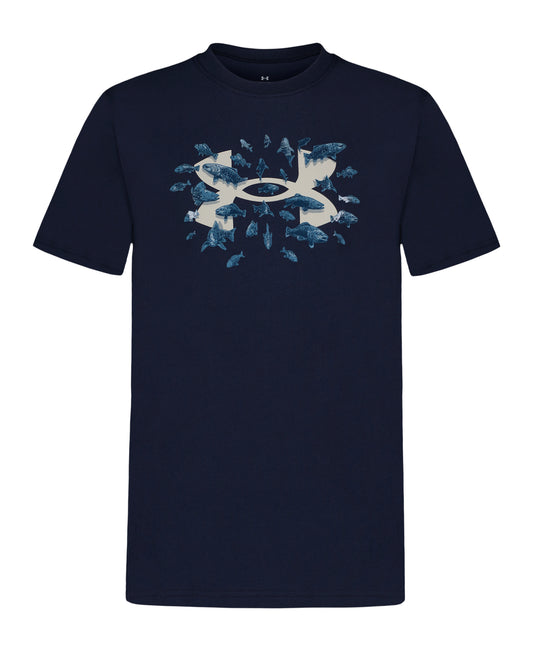 UA Swimming Fish Cotton Tee | YS - YXL