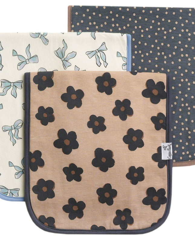 Premium Burp Cloths - Gemma In Tan
