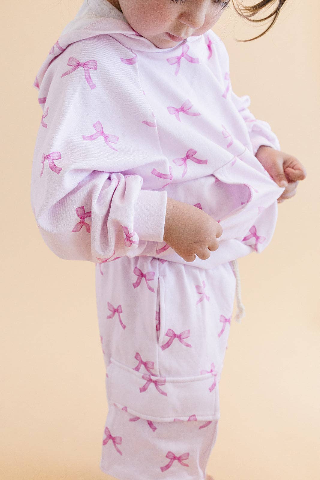 Cargo Jogger Set | Pink Bows