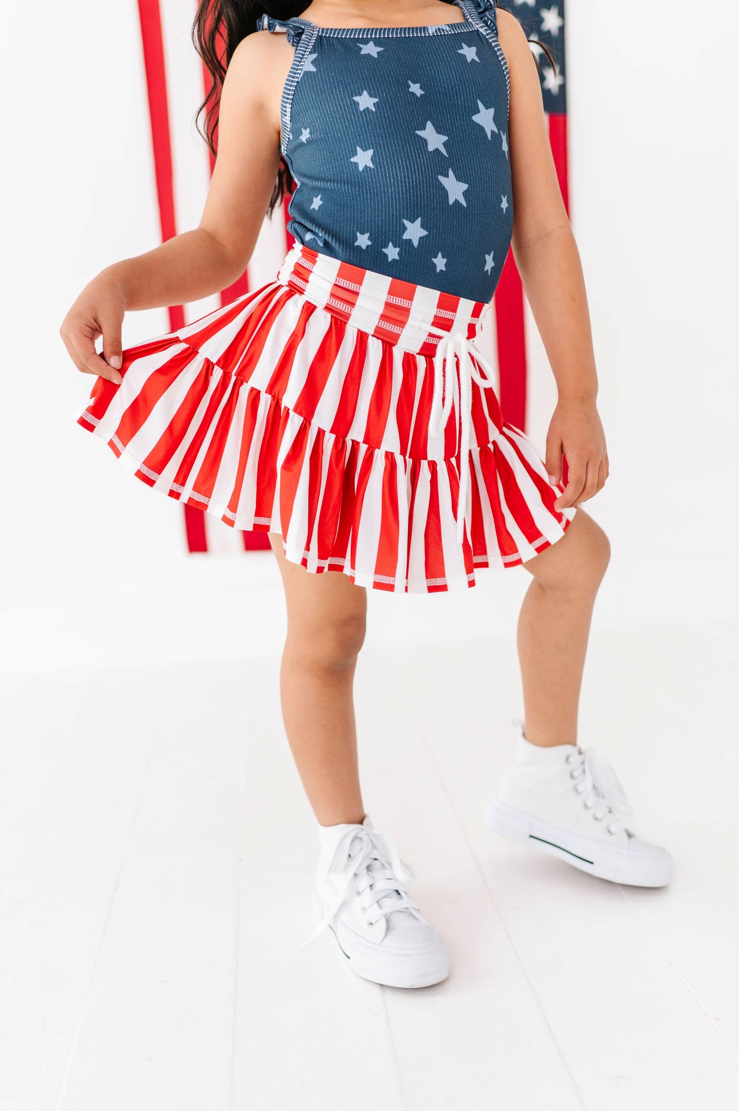 Spangled Star Ribbed Tank | JUNE 10