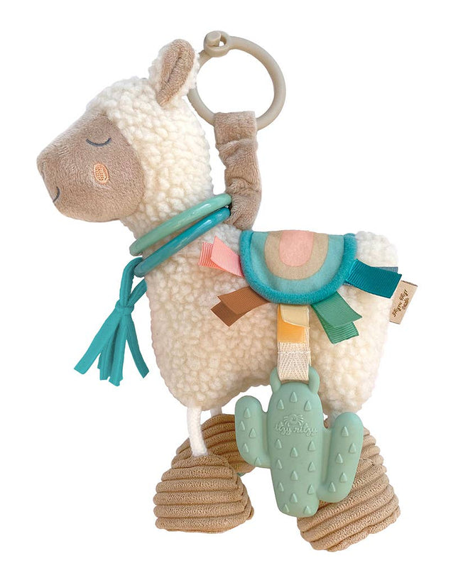 Itzy Friends Link & Love™ Activity Plush with Teether Toy: Llama