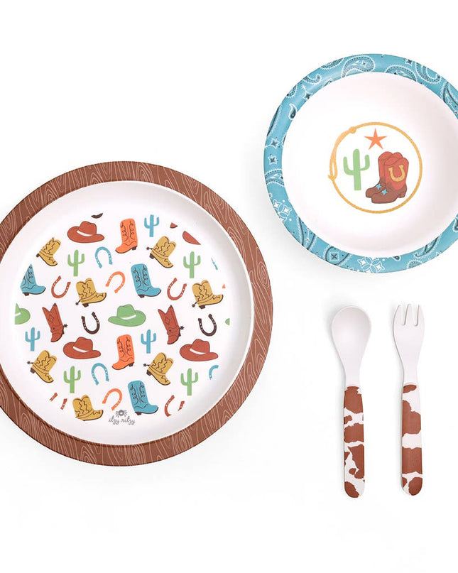 Itzy Bistro™ - 4 piece dining set: Ribbons & Roses