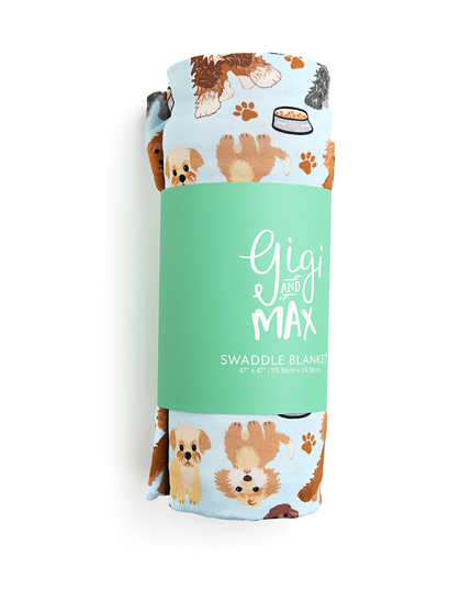 Griffin Swaddle Bamboo Baby Blanket