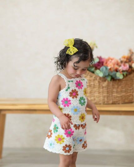 Summer Crochet Floral Set