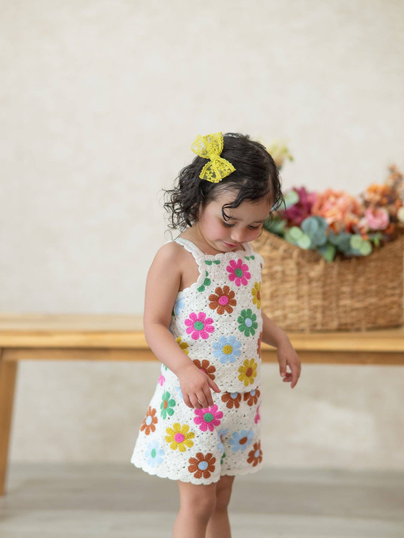 Summer Crochet Floral Set