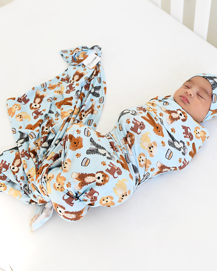Griffin Swaddle Bamboo Baby Blanket