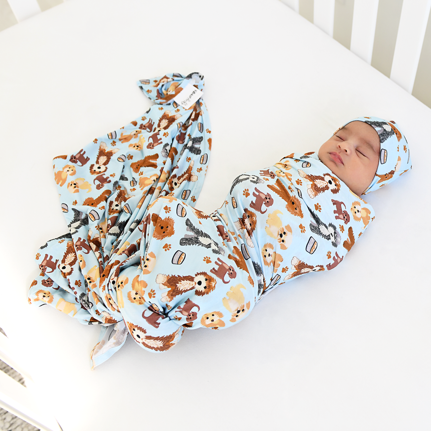 Griffin Swaddle Bamboo Baby Blanket