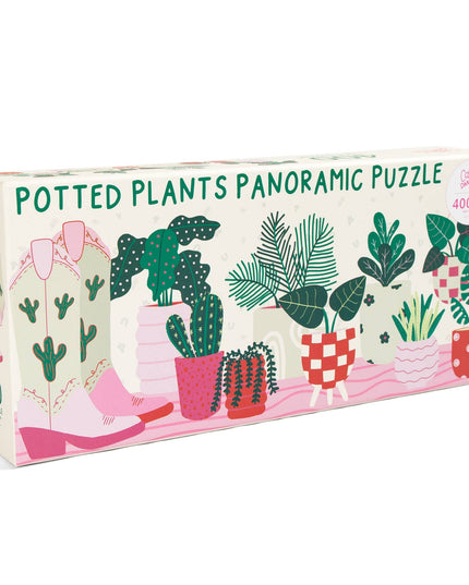 Potted Plants - 400 Piece Panoramic Puzzle