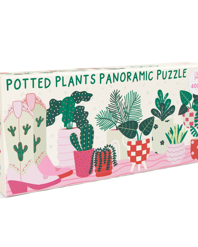Potted Plants - 400 Piece Panoramic Puzzle