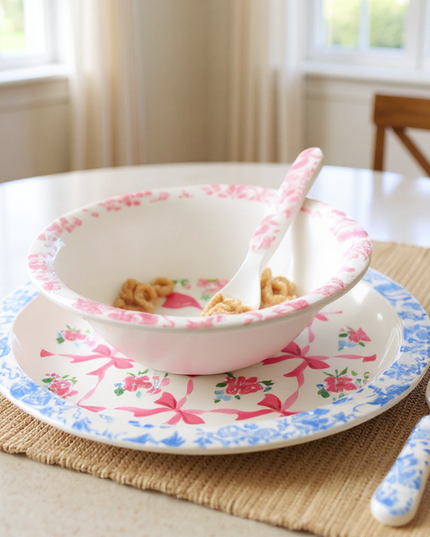 Itzy Bistro™ - 4 piece dining set: Ribbons & Roses