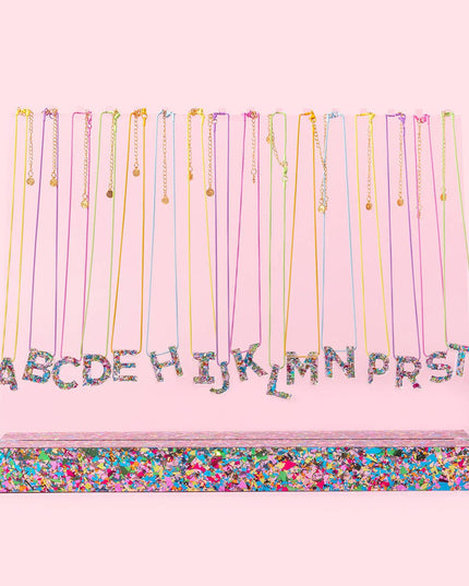 Letter Necklaces | Colorful Confetti