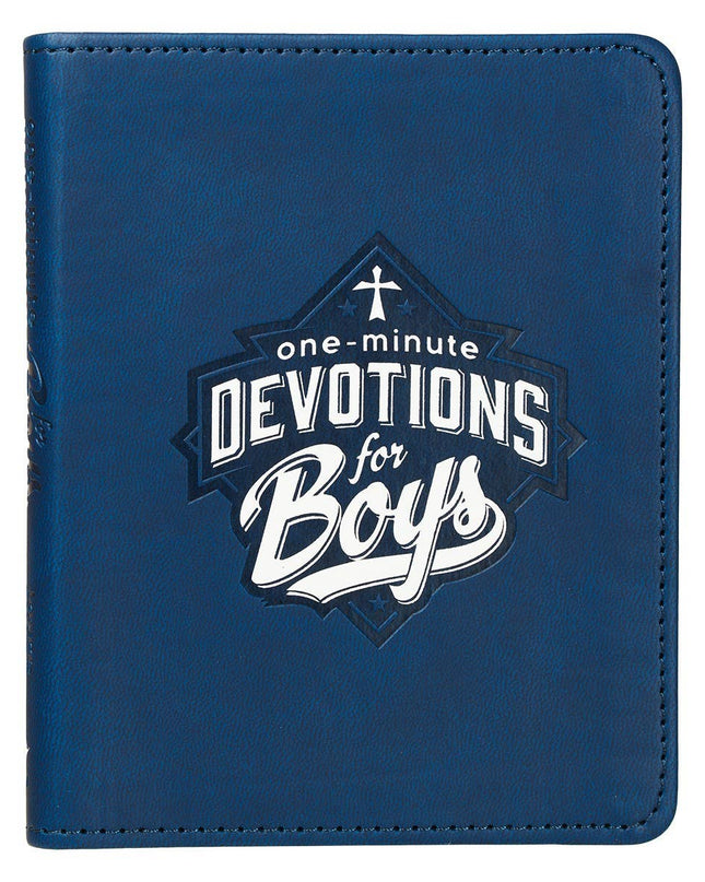 One-Minute Devotions for Boys | Leather Cover
