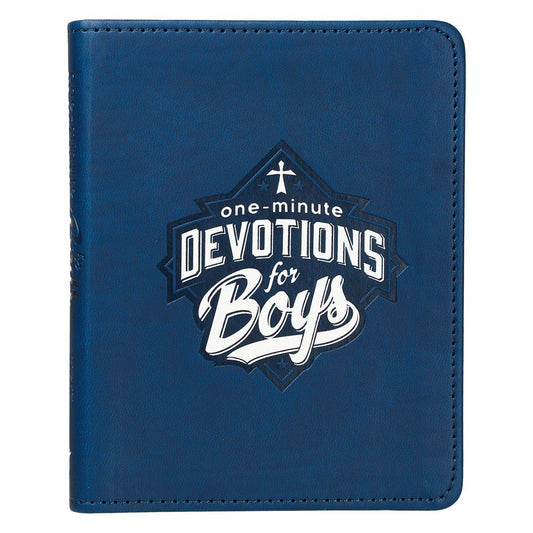 One-Minute Devotions for Boys | Leather Cover