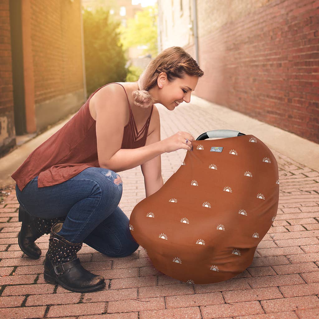 Terracotta Sunrise Mom Boss 4-in-1 Multi-Use Cover