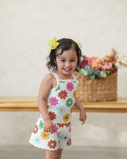 Summer Crochet Floral Set