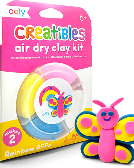 Creatibles D.I.Y. Air-Dry Clay Kit: Rainbow BFFs