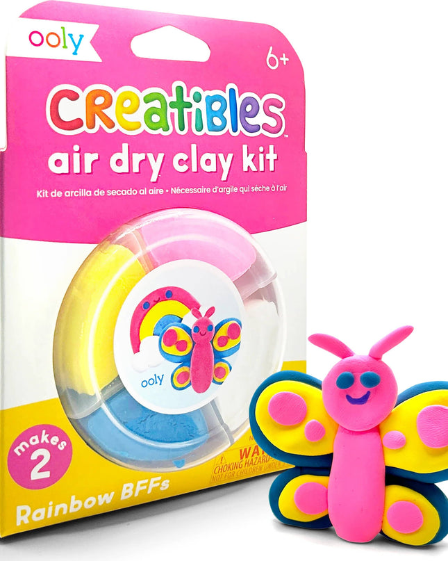 Creatibles D.I.Y. Air-Dry Clay Kit: Rainbow BFFs