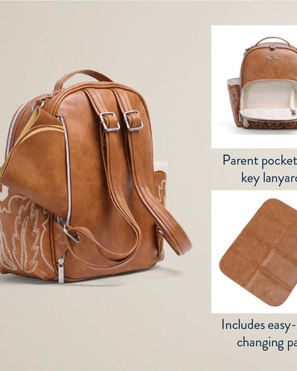 Nash Saddle Mini Plus™ Western Backpack Diaper Bag