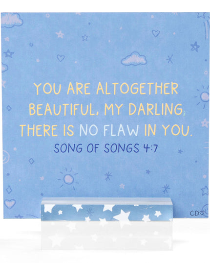 Verses for Daughters – Bible Verse Card Set + Display Stand