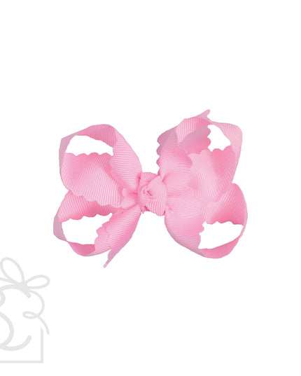 Scalloped Edge Piggy Set | Pink