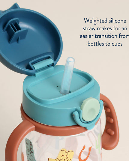 Itzy Sips™ - Straw Cup With Snap-Close Lid: Giddy Up!