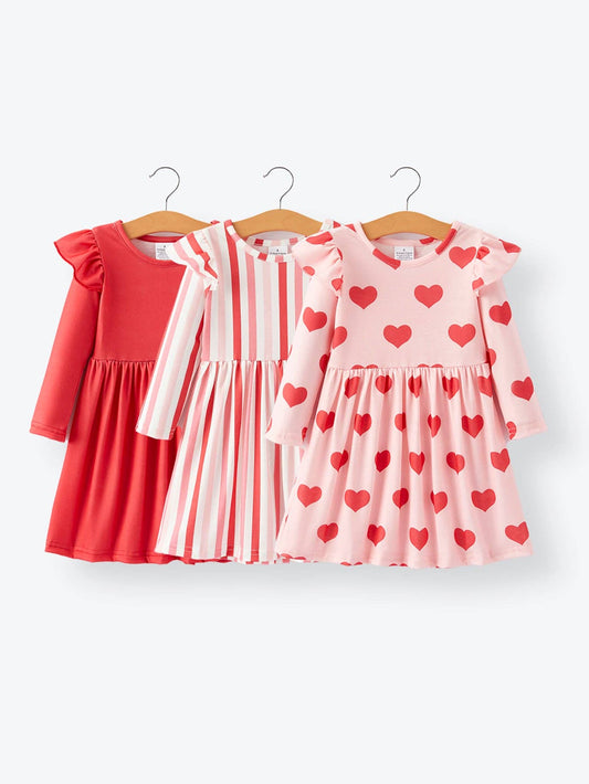 Valentine's Day Dress • 3 Piece Set
