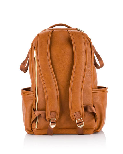 Cognac Boss Plus™ Backpack Diaper Bag