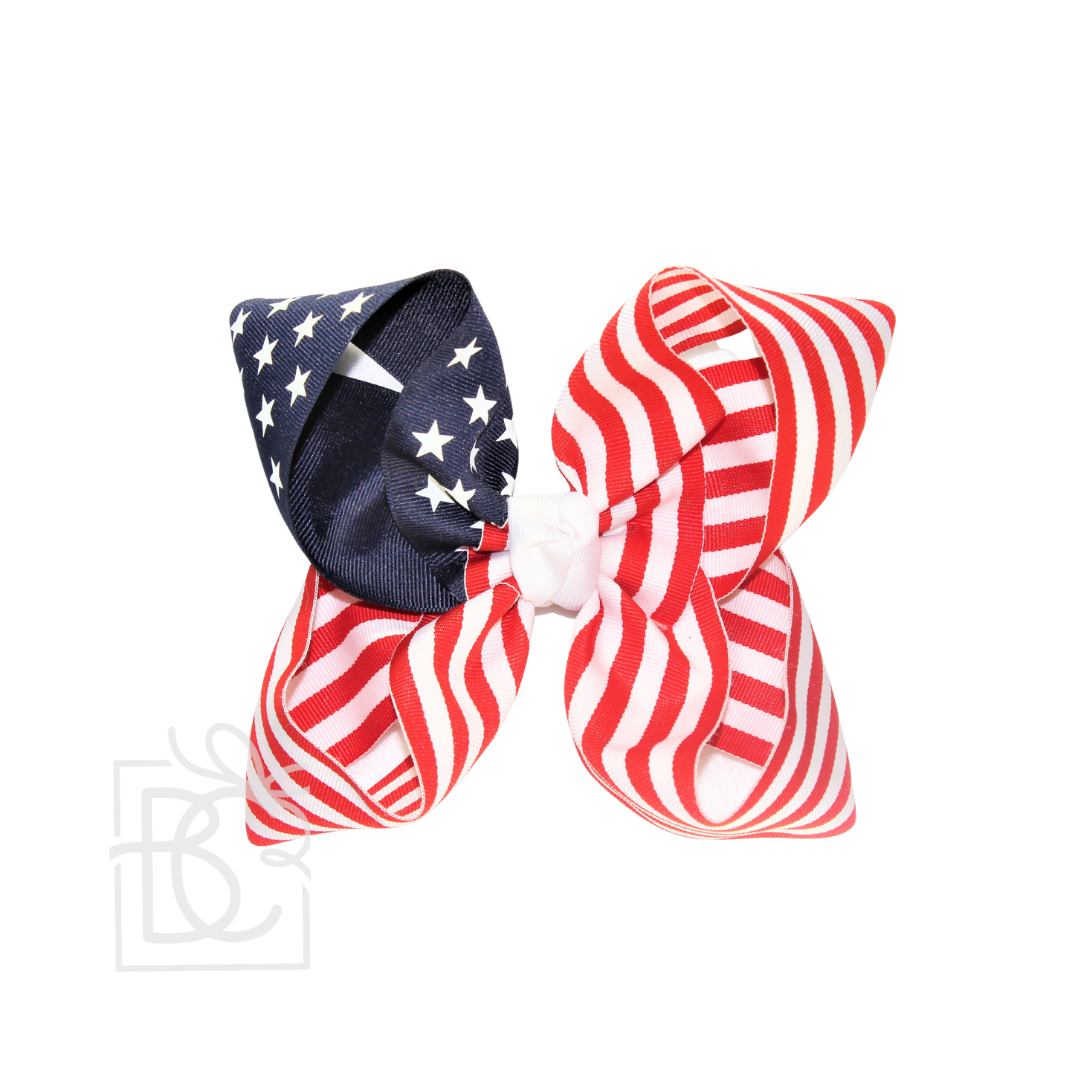 5.5" Specialty Bow | Stars and Stripes