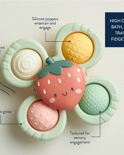 Itzy Pop & Whirl™ - Bath + Travel Toy: Smile