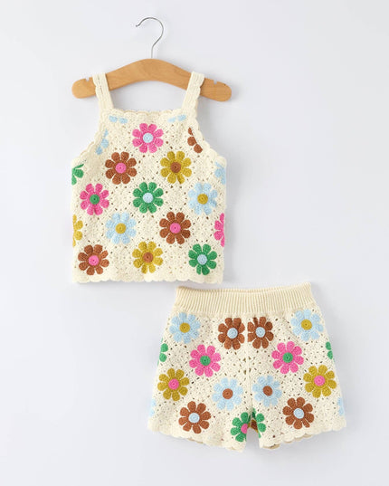Summer Crochet Floral Set