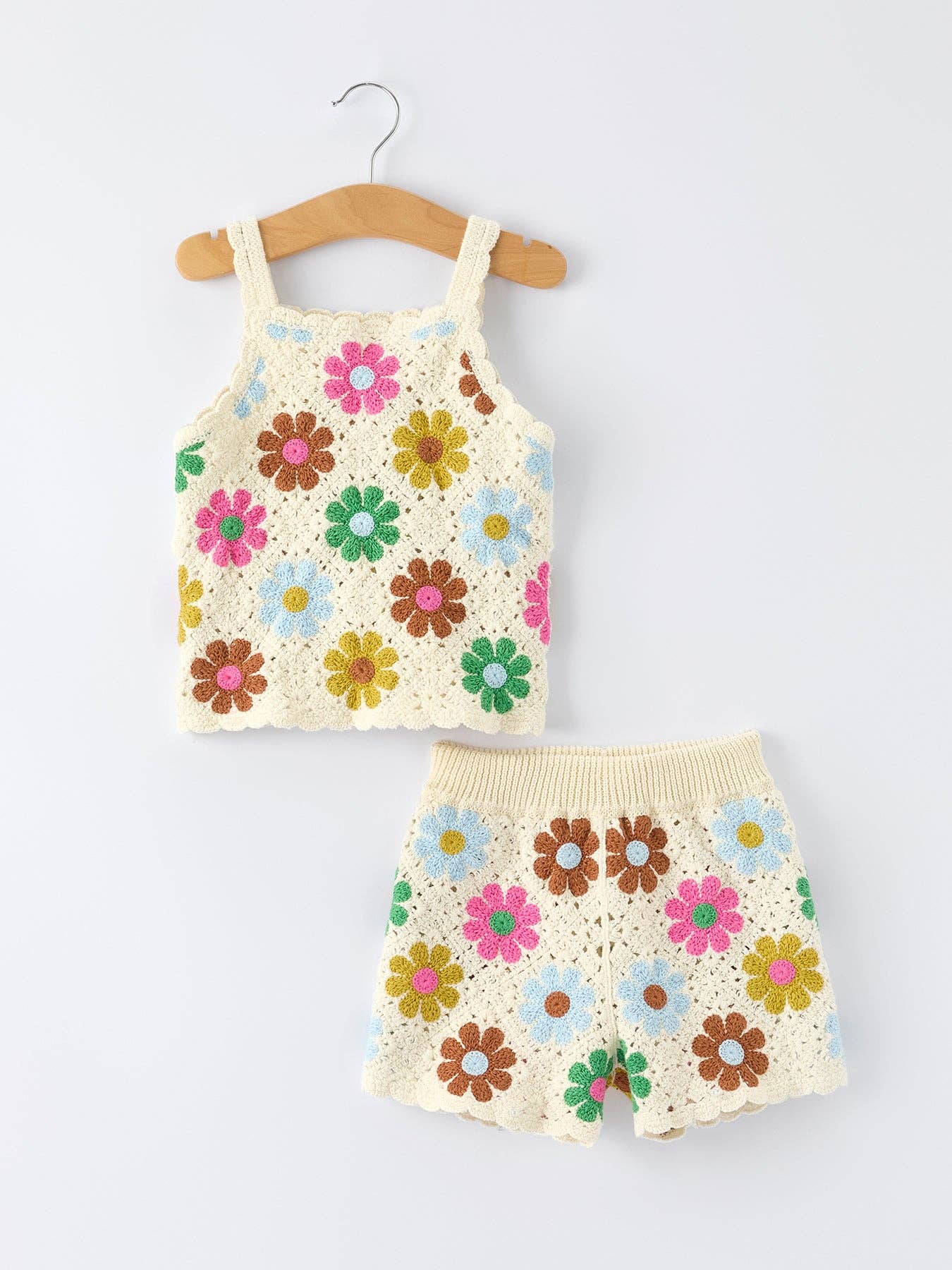 Summer Crochet Floral Set