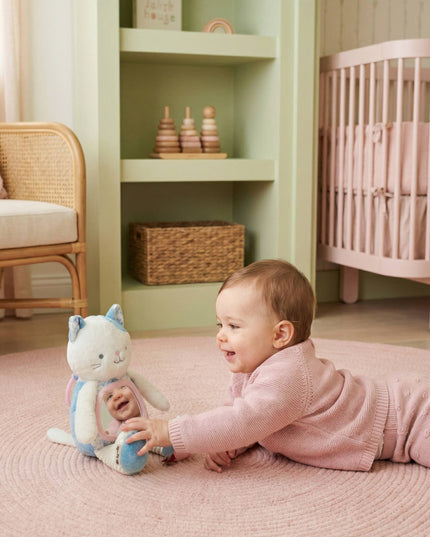 Itzy Bitzy Mirror™ Sensory Tummy Time Mirror - Kitty