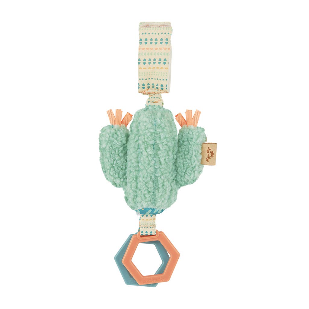 Itzy Friends Ritzy Jingle Attachable Travel Toy: Cactus