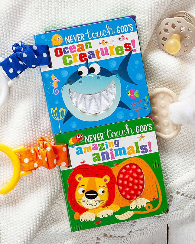 Never Touch Book Series | Stroller Clip-On Books