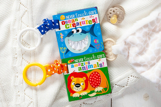 Never Touch Book Series | Stroller Clip-On Books